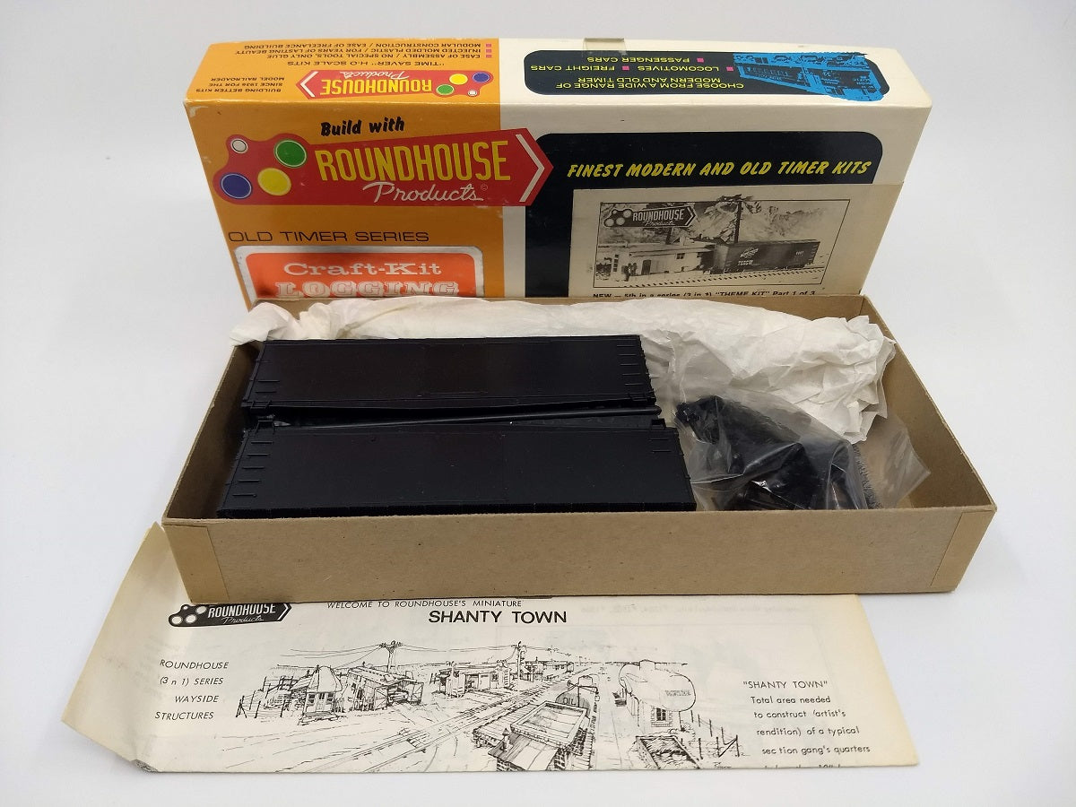 Roundhouse 1504 HO Scale Part 1 Shanty Town 3-in-1 Kit
