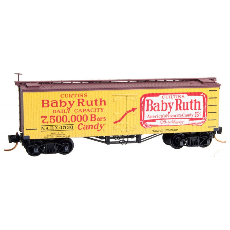Micro-Trains 05800220 N Nestle Baby Ruth 36' Wood Sheathed Reefer #4530