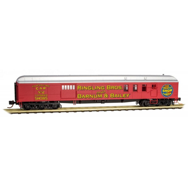Micro-Trains 14800240 N Scale RBBX 70’ Heavyweight Mail Baggage Car #2