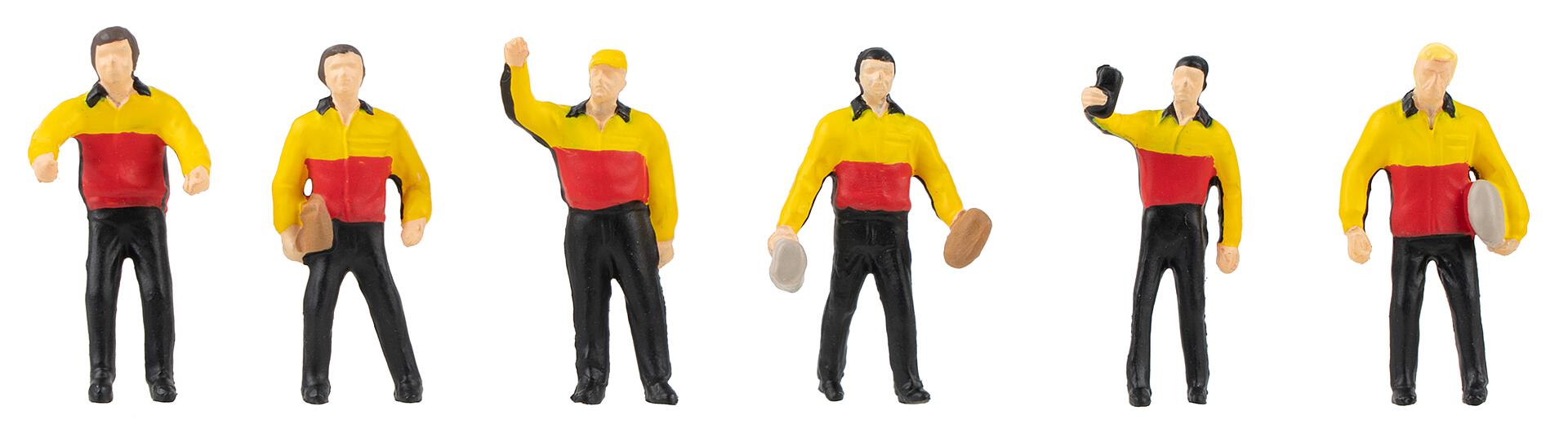 Faller 151611 HO Parcel Services Figures (Set of 6)
