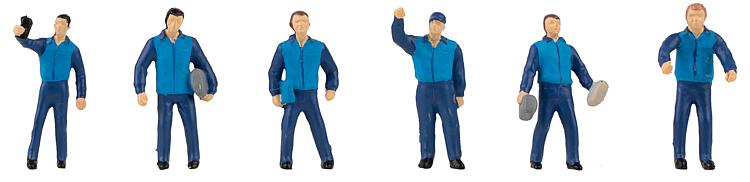 Faller 151668 HO Hermes Couriers Figures (Set of 6)