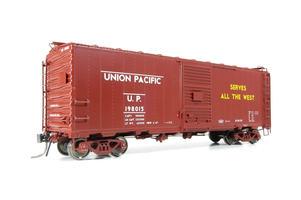 Rapido Trains 154001 HO UP Delivery Scheme 40' B-50-39 Boxcar #1 (Set of 6)