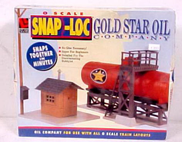 Life Like 1551 O Scale Snap-Loc Gold Star Oil Company Kit Building Kit