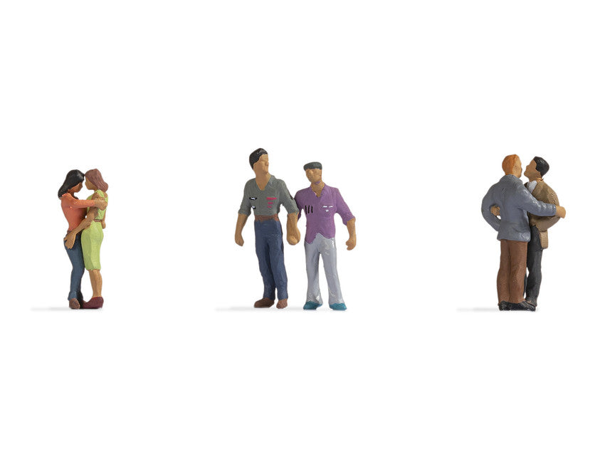 Noch 15511 HO  Same Sex Couples Figures (Set of 6)