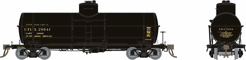 Rapido Trains 159003A HO Union Tank Car UTLX 1930s Scheme X-3 Tank Car