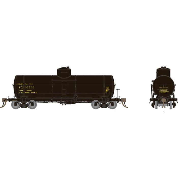Rapido Trains 159004 HO Products X-3 10,000 Gallon Tank Car (Pack of 6)