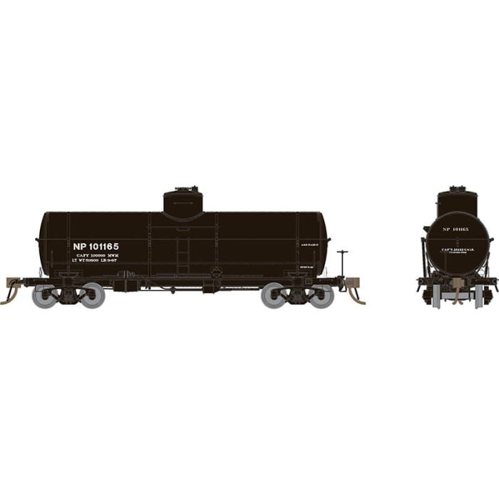 Rapido Trains 159012 HO Northern Pacific X-3 10,000 Gallon Tank Car (Set of 3)