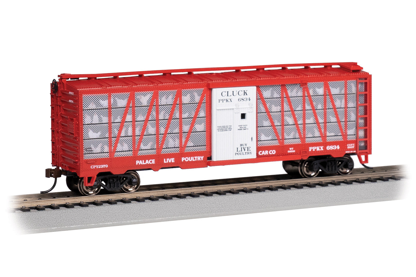 Bachmann 15907 HO Palace Live Poultry Transport Car #6834