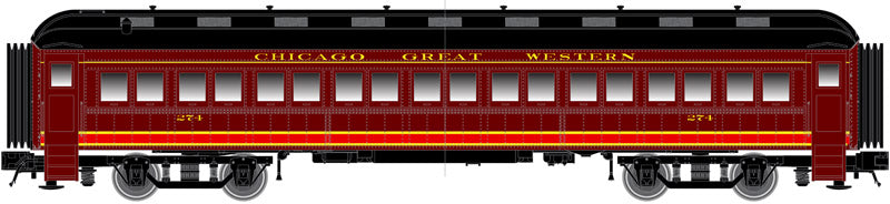 Atlas 50005106 N Chicago Great Western Trainman ACF 60' Passenger Coach #274