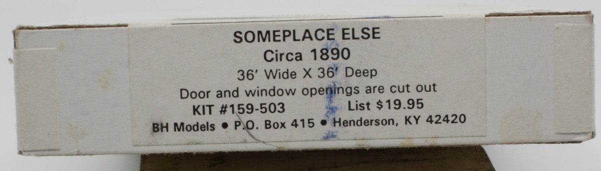 BH Models 159-503 HO Scale Someplace Else 36' Wide x 36' Deep Building Kit