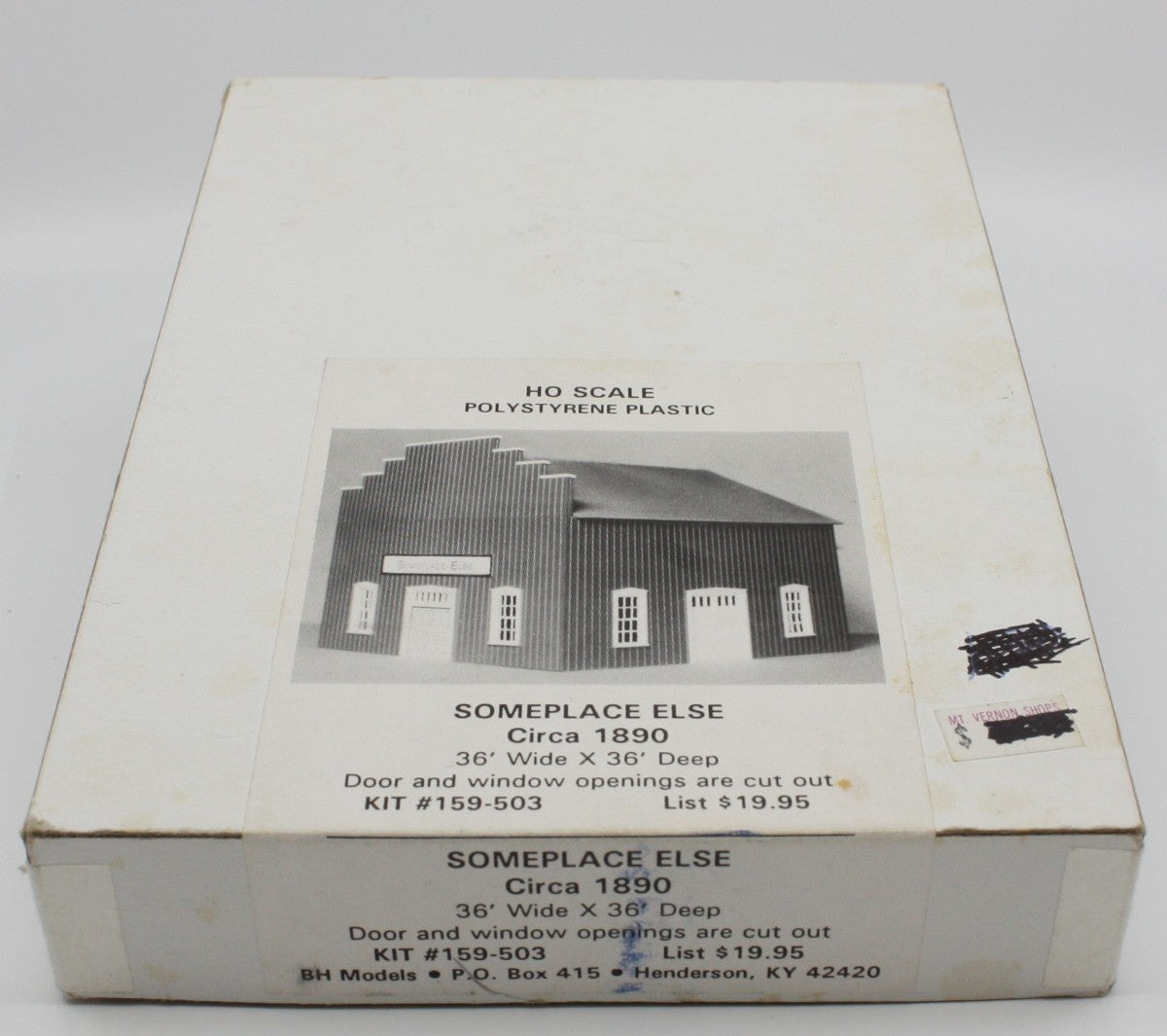 BH Models 159-503 HO Scale Someplace Else 36' Wide x 36' Deep Building Kit