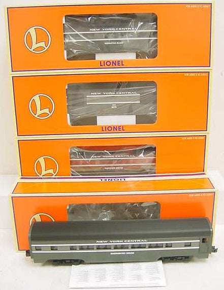 Lionel 6-19171 O Gauge New York Central Streamlined 4-Car Passenger Set
