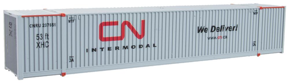 Micro-Trains 46900040 N CN CIMC 53’ Corrugated Dry Container # 237651
