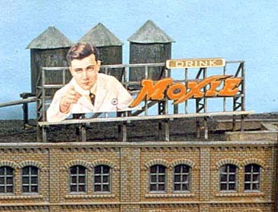 Bar Mills 90402 HO Laser Cut Moxie Soda Billboard Kit