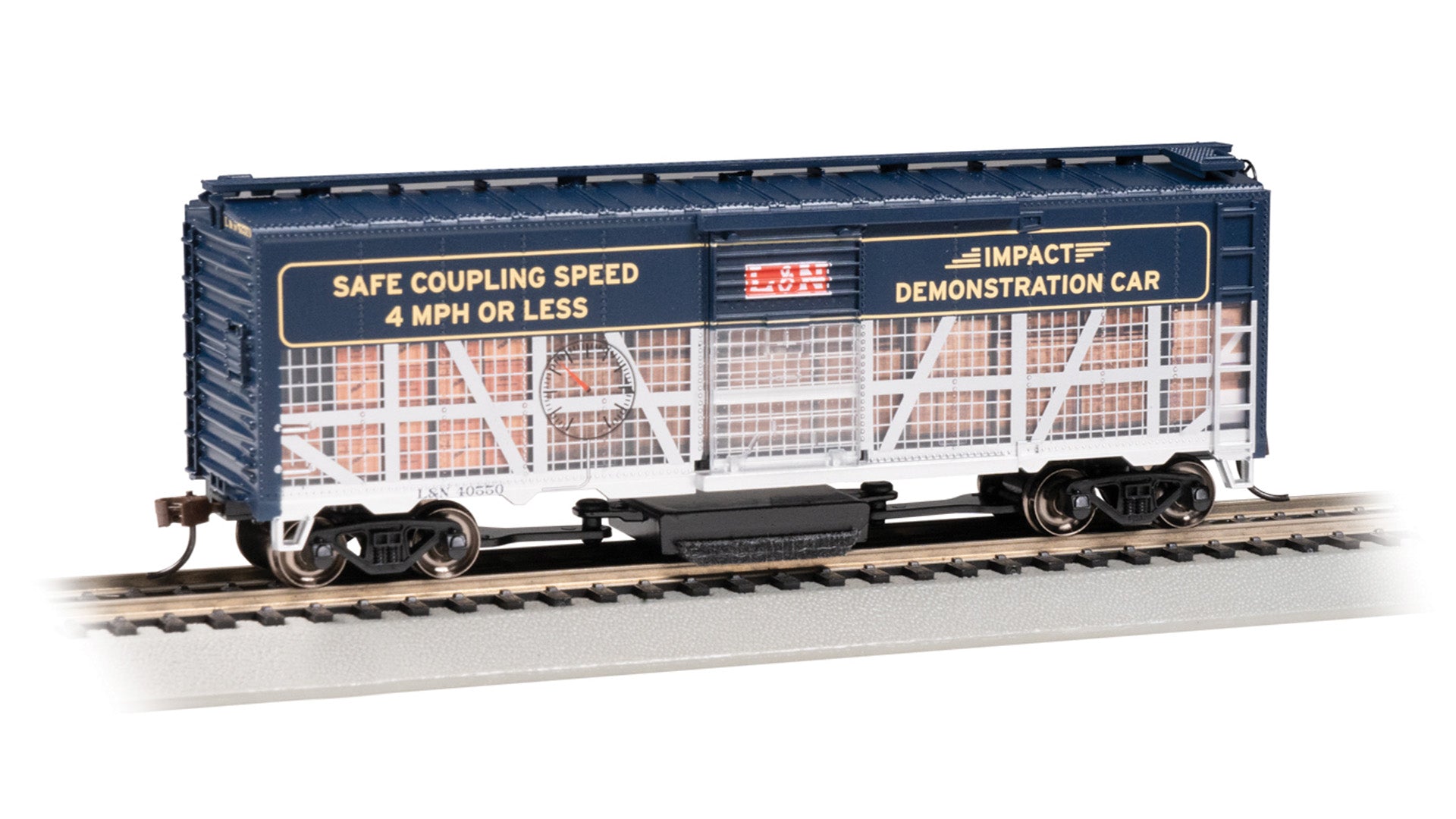 Bachmann 16325 HO Louisville and Nashville Track-cleaning 40' Boxcar #40550