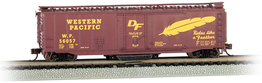 Bachmann 16367 N Western Pacific 50' Plug Door Tracking Cleaning Boxcar