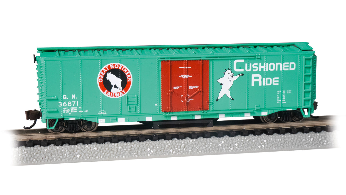 Bachmann 16373 N Great Northern Track-Cleaning 50' Plug-Door Boxcar #36871