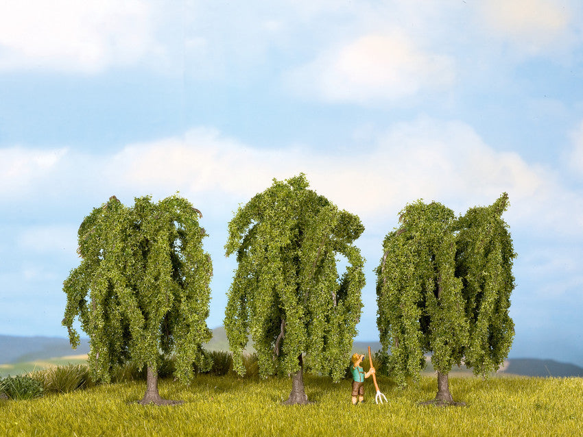 Noch 25130 HO/TT 3.1" Weeping Willow Trees (Pack of 3)