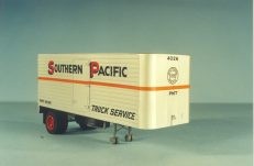 Berkshire Valley 258 O Southern Pacifc 24' Horizonal Rib Trailer w/Pressed Rims