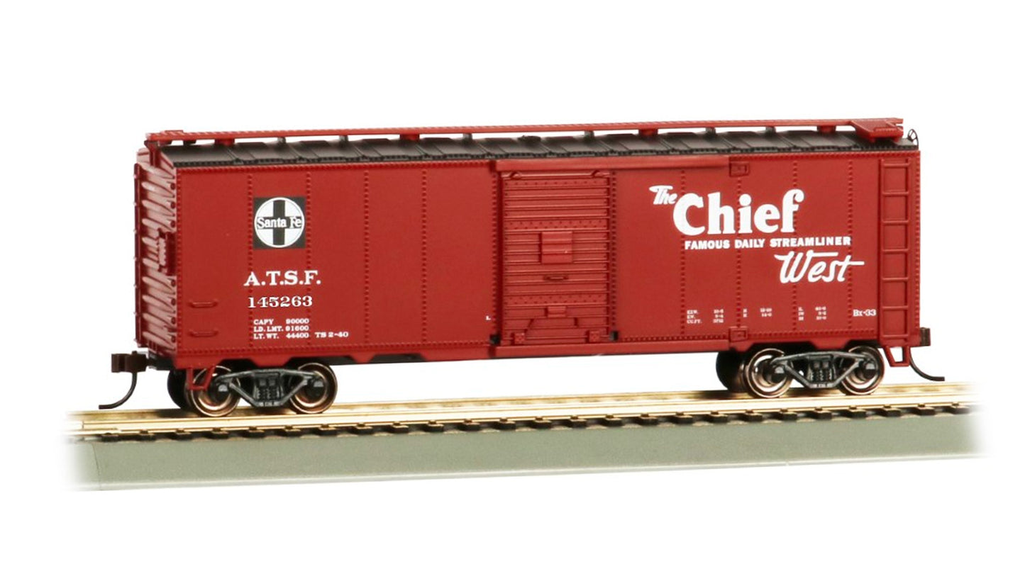 Bachmann 16507 HO Santa Fe Chief Map Boxcar #145263
