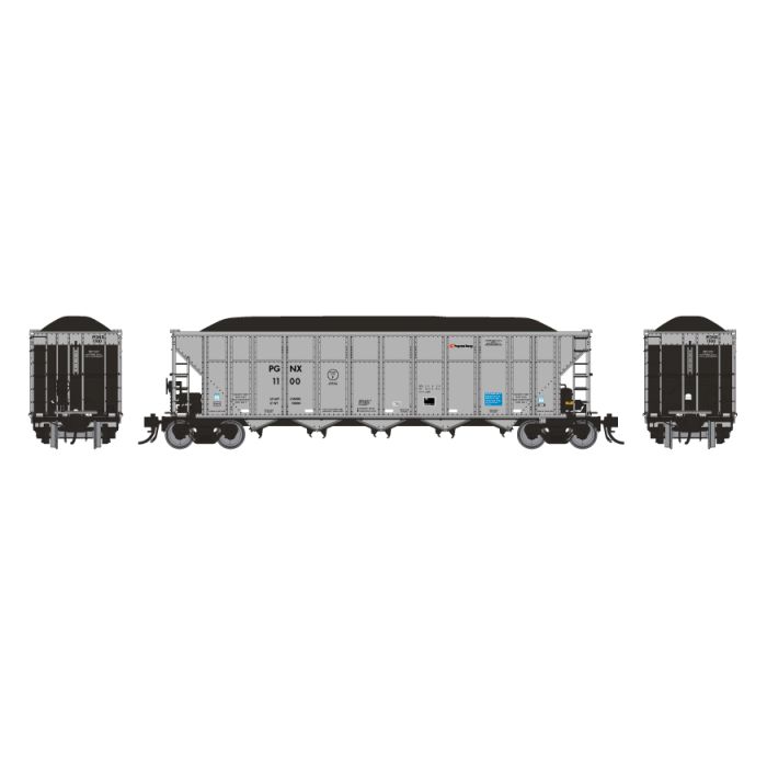 Rapido Trains 169020 HO PGNX Autoflood Rapid Discharge Coal Hopper (Pack of 6)