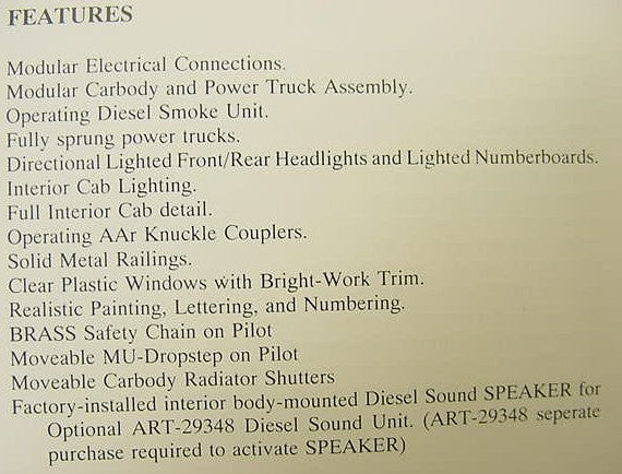 Aristo-Craft 22216 G Chicago & North Western RS-3 Diesel Loco