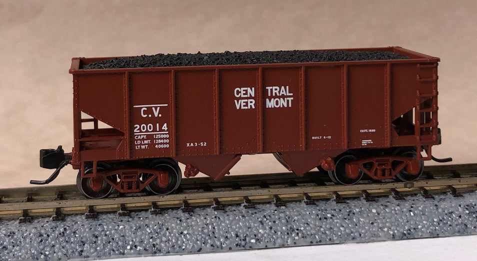 Bluford Shops 60522 N CV USRA 30' 6" 2-Bay Hopper Car with Load (Set of 2)