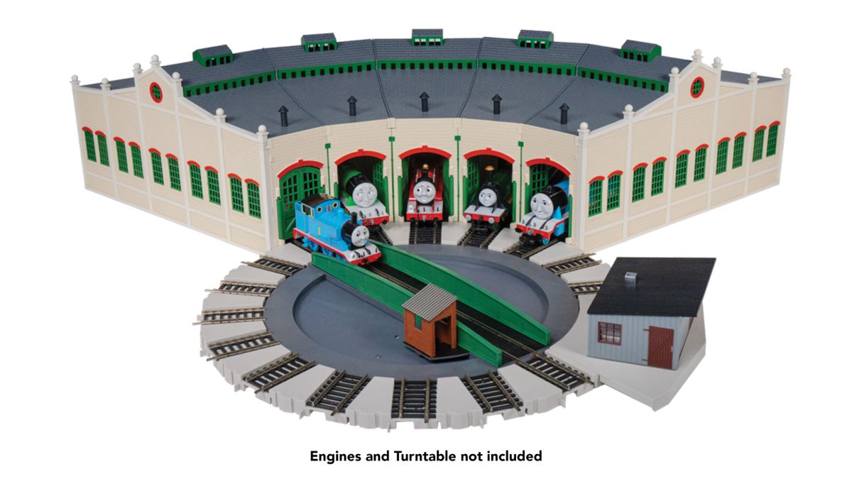 Bachmann 45230 HO Thomas & Friends Tidmouth Sheds with Steel Alloy EZ Track