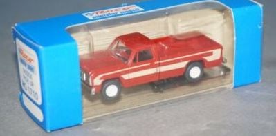 Roco 1710 HO Red Dodge Pickup
