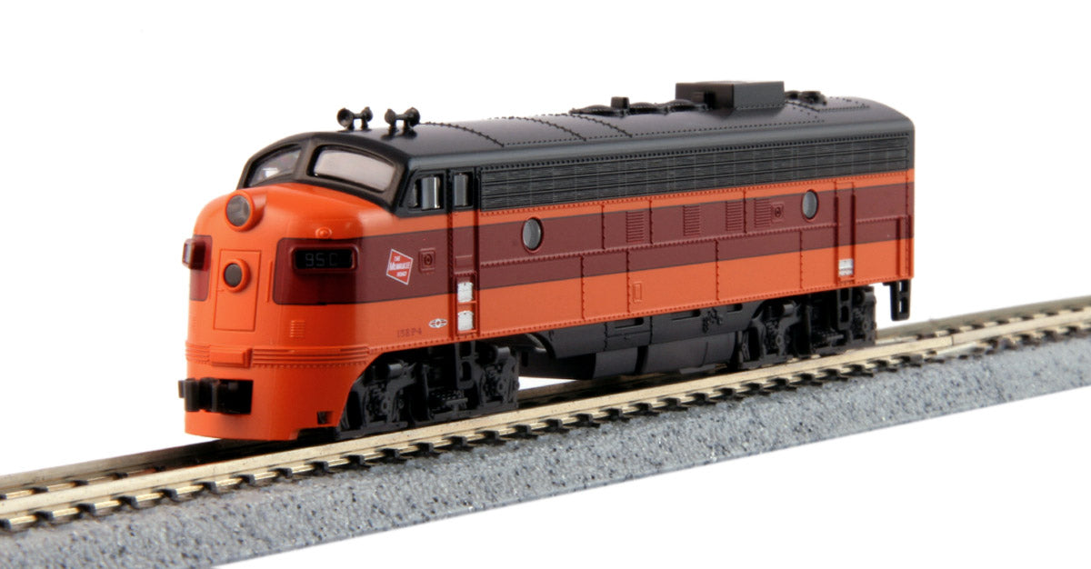 Kato 176-2301-DCC N Milwaukee EMD FP7A Diesel Locomotive #95C w/Ready to Run DCC