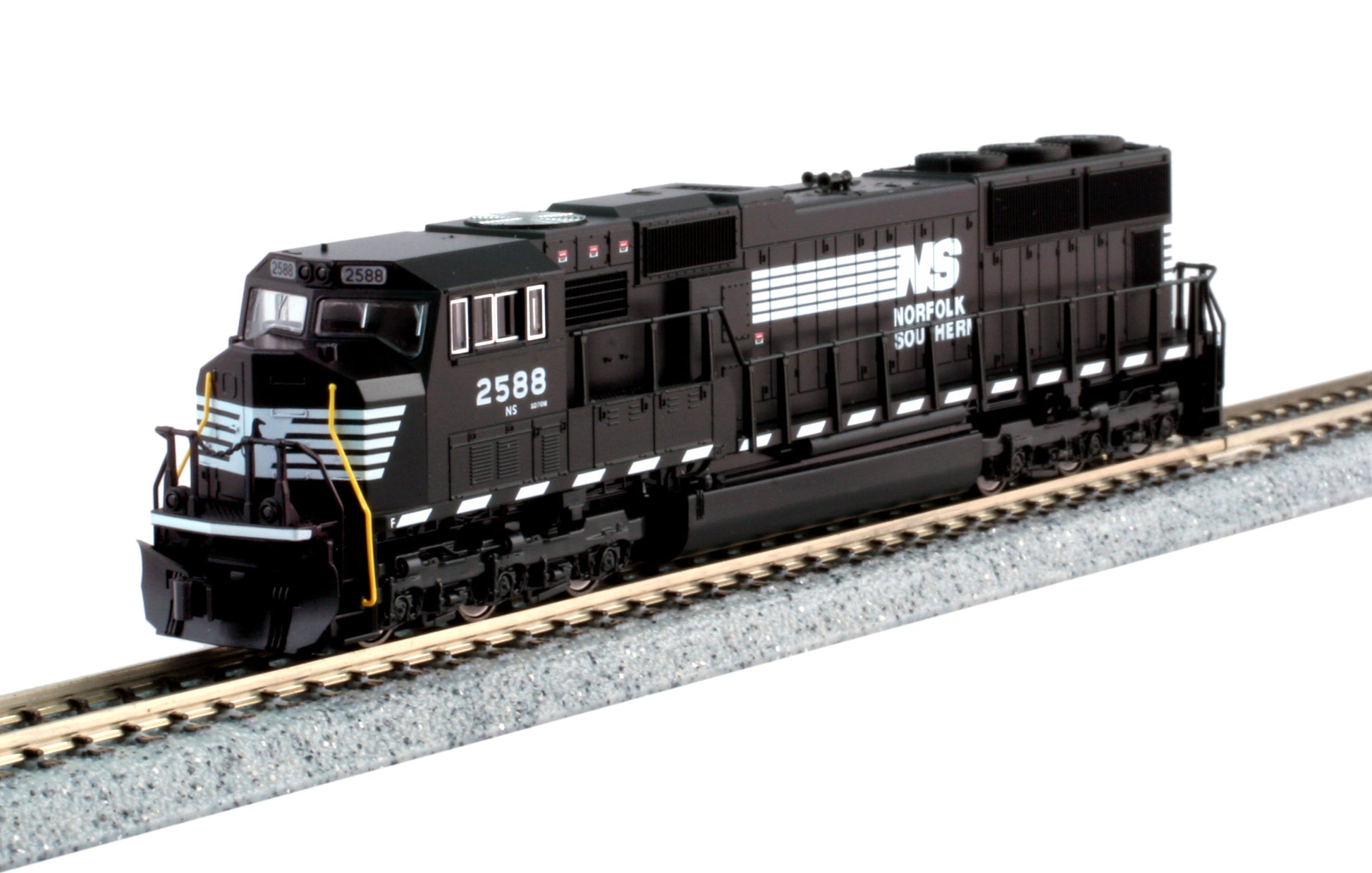 Kato 176-7606-LS N Norfolk Southern EMD SD70M Diesel Locomotive #2588 with Sound