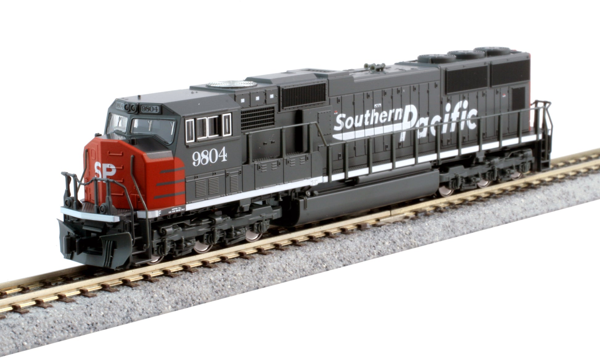 Kato 176-7611 N Southern Pacific EMD SD70M Flat Radiator Diesel Locomotive #9804