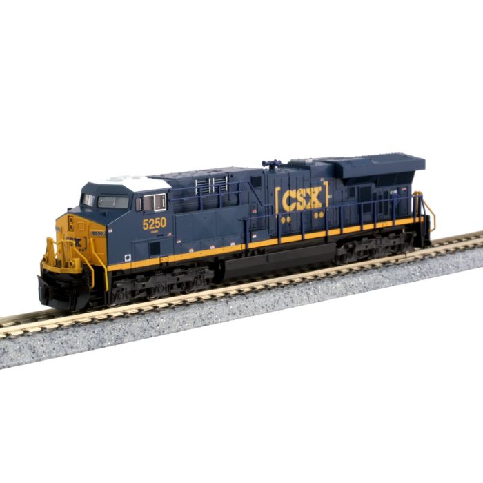 Kato 176-8948 N CSX Boxcar Logo GE ES44DC Diesel Locomotive #5293