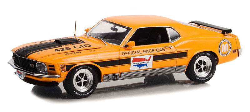 Highway 61 18035 1:18 1970 Ford Mustang Mach 1 Michigan Speedway Pace Car
