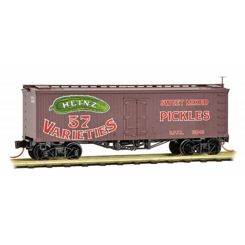 Micro-Trains 05800350 N HJ Heinz Series #10 36' Wood Sheathed Reefer #2042