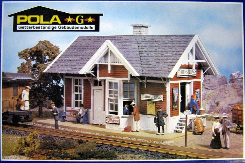 Pola 1806 G Scale Idaho Springs Train Station Building Kit