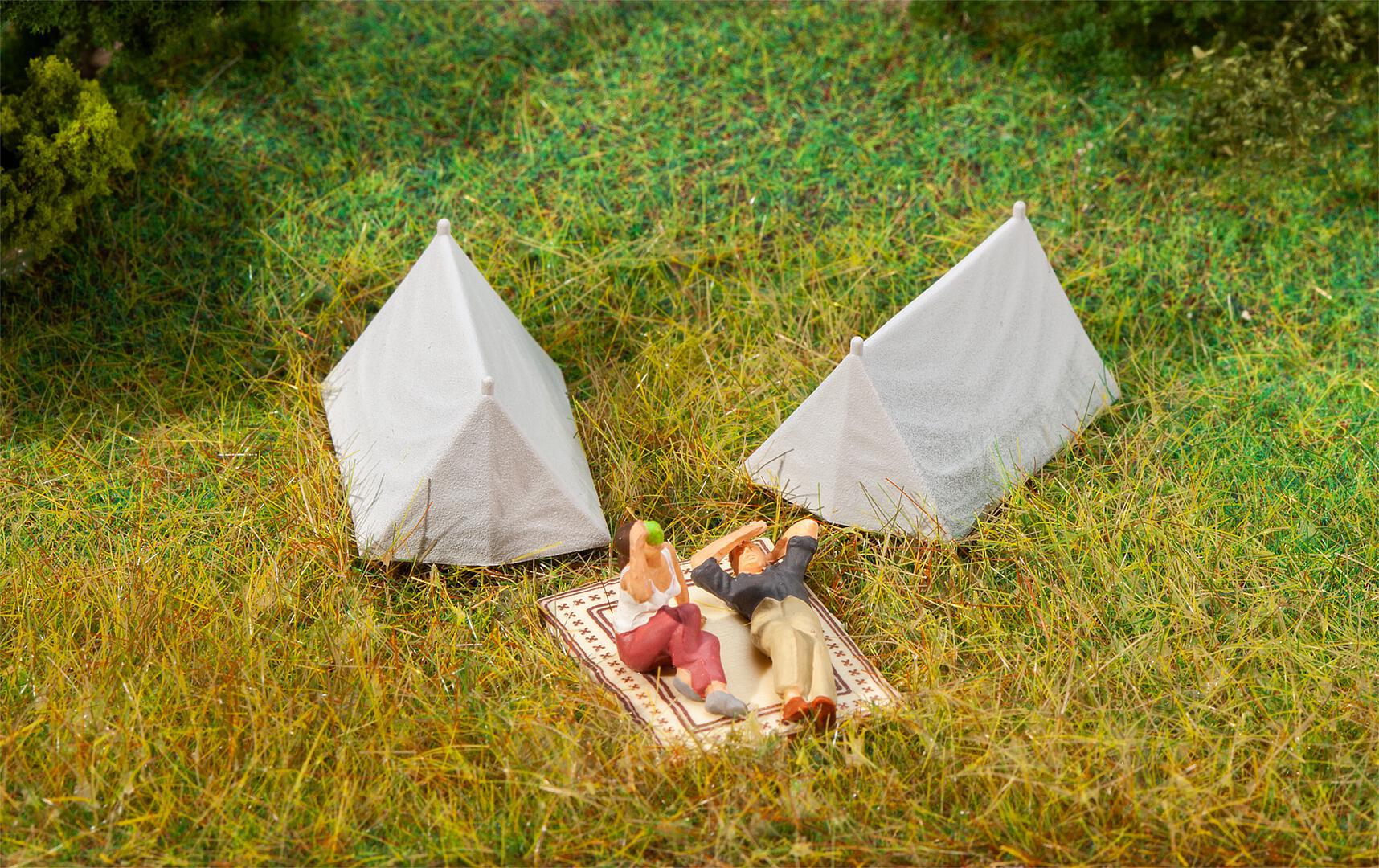 Faller 180987 HO Tents (Pack of 4)
