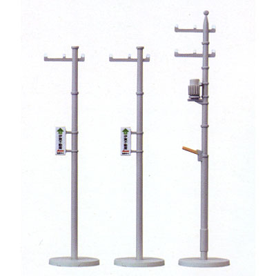 TomyTec 306672 N Utility Poles (Set of 9)