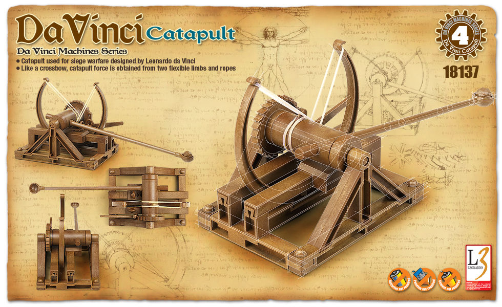 Academy 18137 Da Vinci Machines Series Catapult  Kit