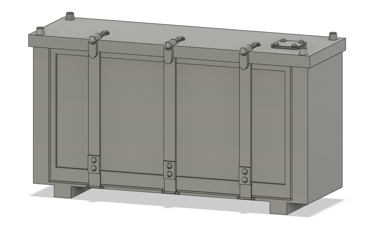 CMR Products 426-8104 N Undecorated 3 Strap Cab Signal Box (Pack of 4)