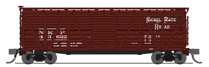 Broadway Limited 6574 N Nickel Plate Road Stock Car with Cattle Sounds
