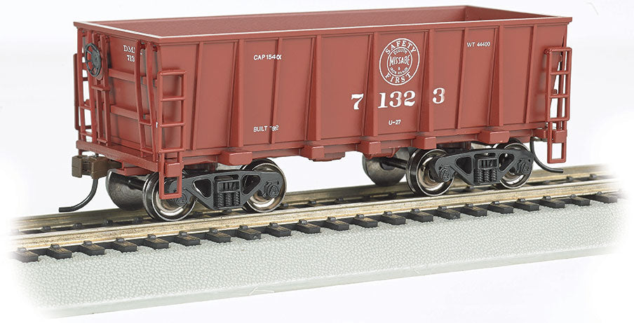 Bachmann 18611 HO Duluth, Missabe and Iron Range Mineral Red Ore Car #71323