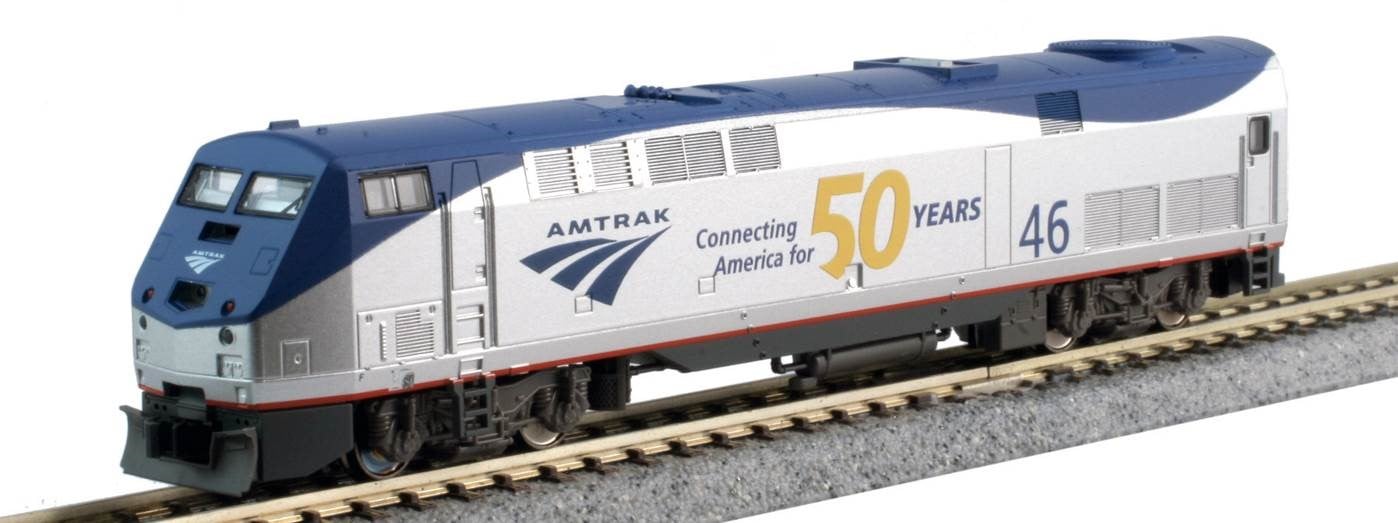 Kato 176-6034-LS N S/O Amtrak P42 50th Anniv Diesel Locomotive w/LokSound/DCC