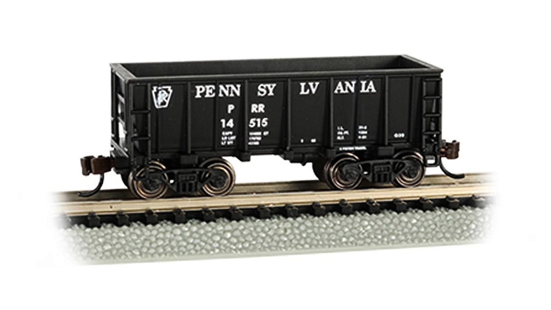 Bachmann 18657 N Pennsylvania Railroad Black Ore Car #14515