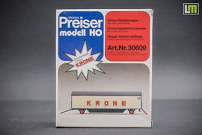 Preiser 30609 HO Circus Krone Equipment Wagon Plastic Model Kit