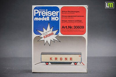 Preiser 30609 HO Scale Circus Krone Equipment Caravan Plastic Model Kit