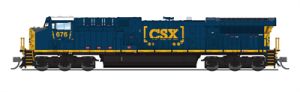 Broadway Limited 6275 N CSX GE AC6000 Diesel Locomotive #676 w/Sound