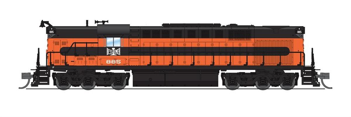 Broadway Limited 6614 N B&LE Alco RSD-15 Diesel Locomotive Sound/DCC #810