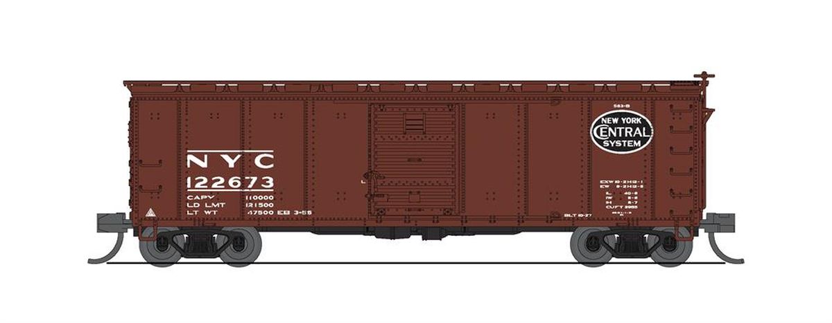 Broadway Limited 7273 N 1930's 40' Steel Boxcar Variety Set D (Set of 4)