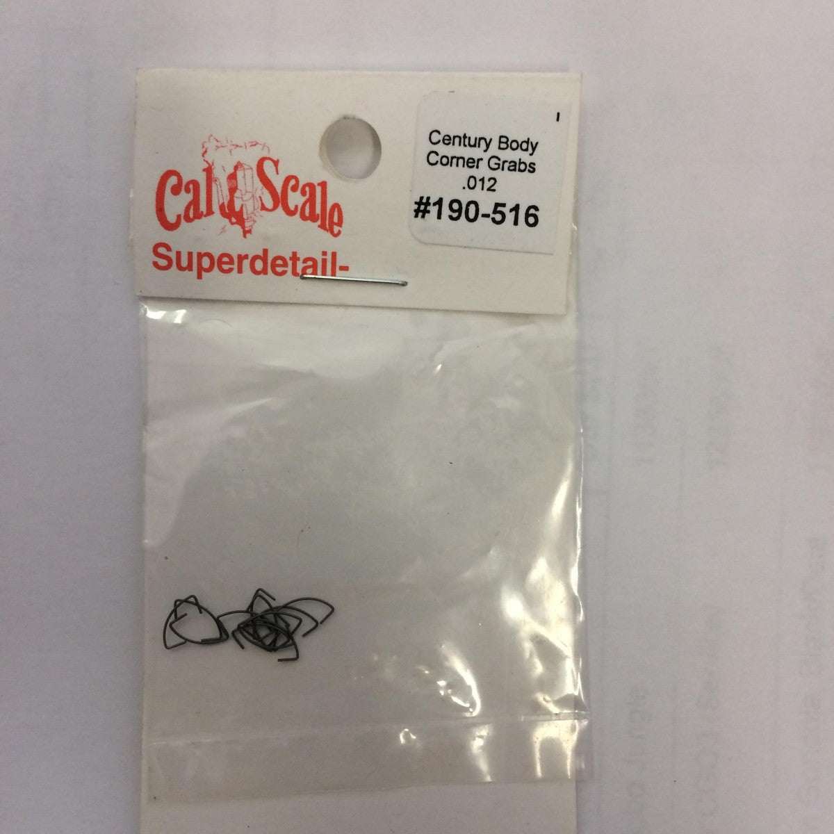 Cal Scale 190-516 HO ALCO "Century Series" Body Corner Grabs .012" Wire (12)